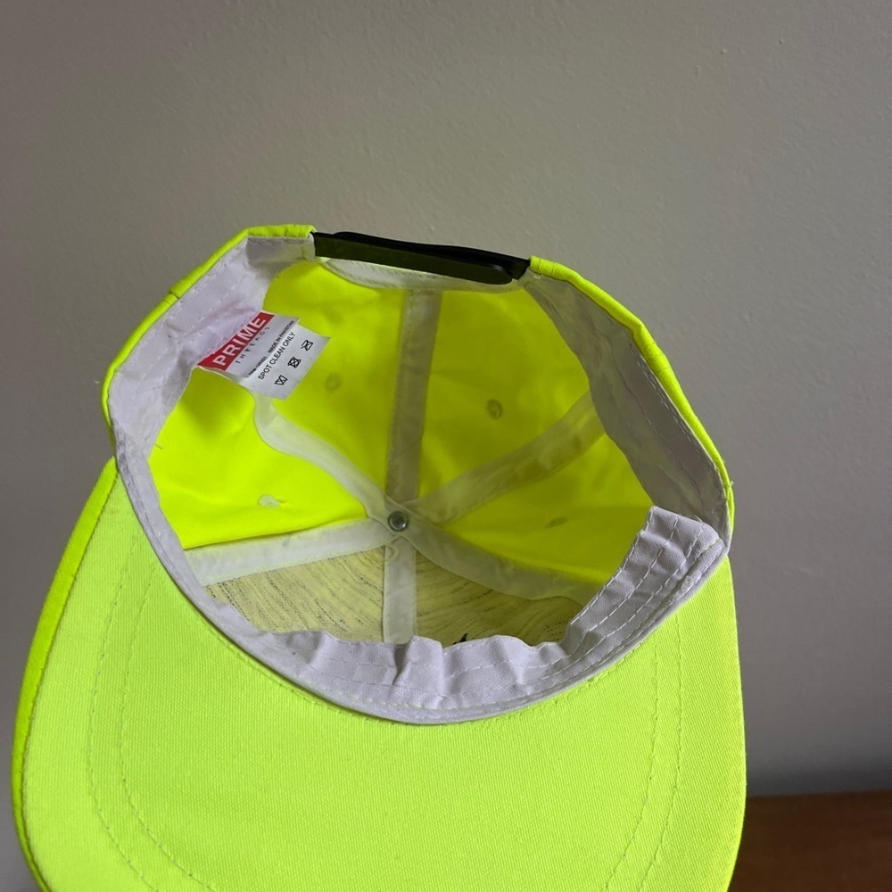 Neon Yellow BAM! Hat Snapback By Prime Threads - Picture 3 of 5